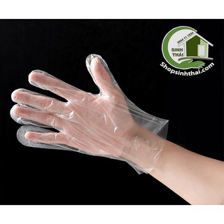 Túi 60 găng tay bọc nylon ( ni lông ) vệ sinh an toàn - tránh tiếp xúc với vi khuẩn