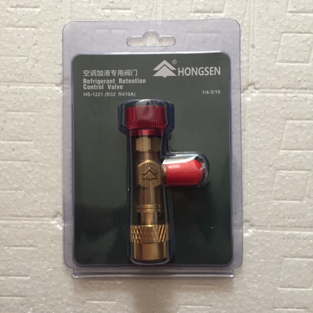 VAN KHÓA GAS CHỐNG BỎNG HONGSEN  gas R32, R410a, R22, R407c, R404a