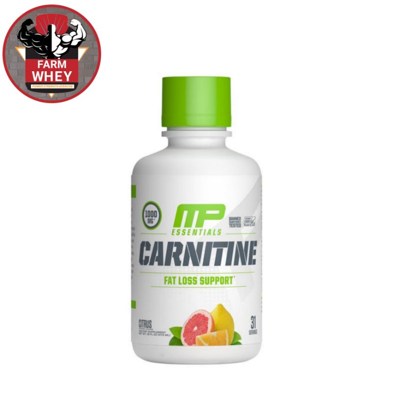 [ MusclePharm ] L-Carnitine Hỗ trợ giảm cân, giảm mỡ  dạng siro lỏng vị ngon hấp dẫn ( 31serving)
