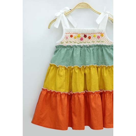 ĐẦM SMOCK 4 TẦNG