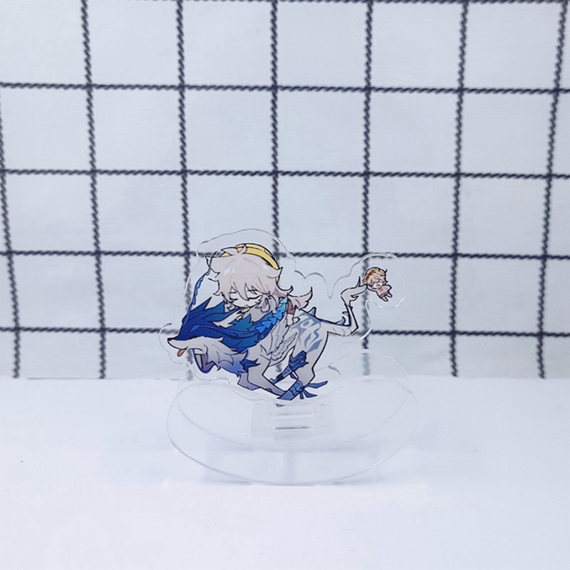 Mô hình nhân vật Genshin đứng bằng acrylic trang trí bàn