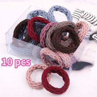 Set 10 dây cột tóc nhiều màu sắc dễ thương cho bé gái