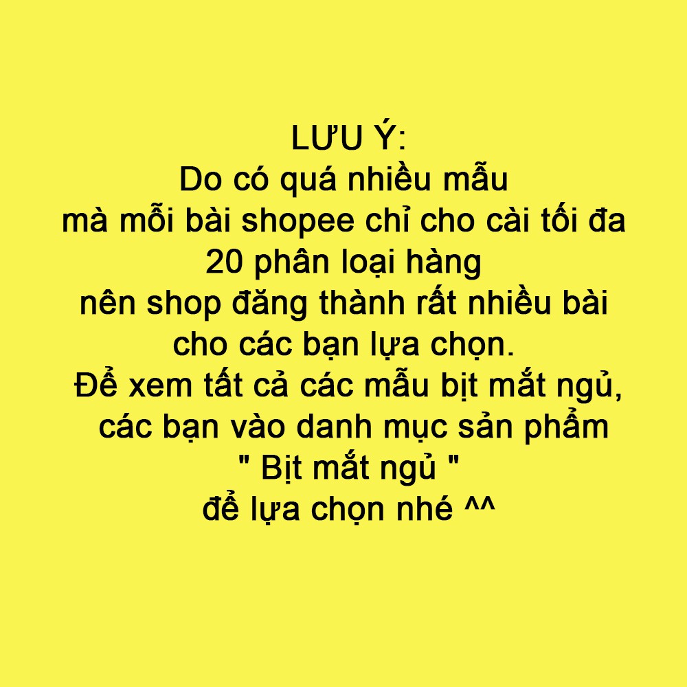 Miếng Che Bịt Mắt Ngủ Hoạt Hình Động Vật Kèm Túi Nước Mát Dưỡng Mắt D!