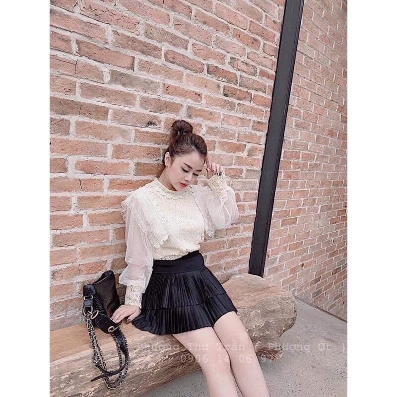 Chân váy xếp ly 🍍FREESHIP🍍 chân váy ngắn xếp ly 2 tầng | BigBuy360 - bigbuy360.vn