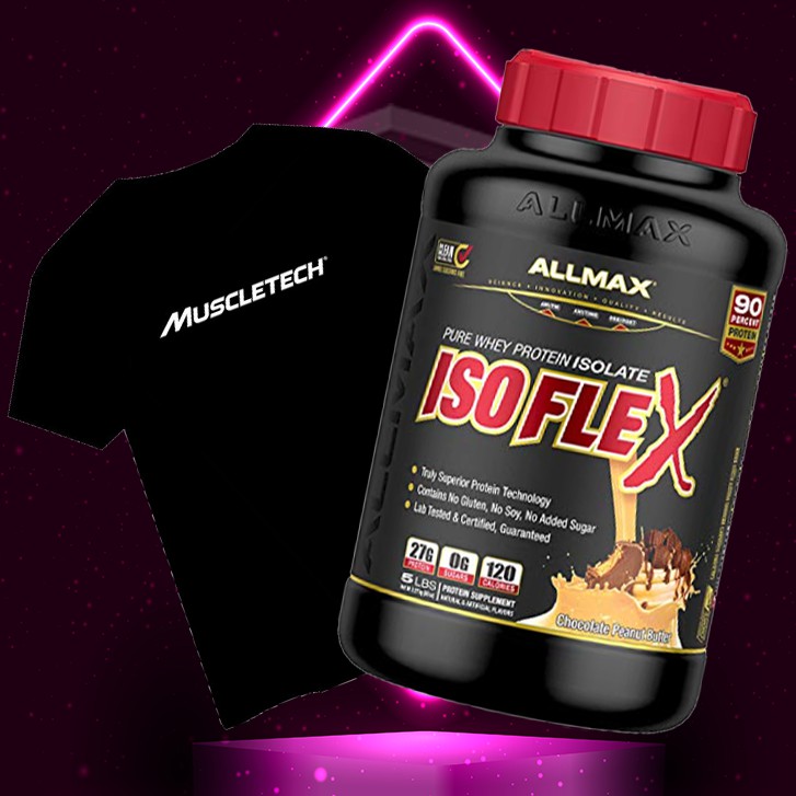 Whey Protein Isolate - AllMax Nutrition IsoFlex 100% - Sữa Tăng Cơ 5lbs.