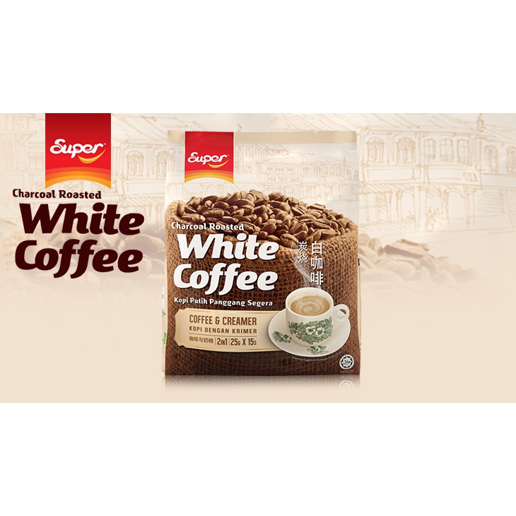 Cà phê trắng Super White Coffee 2 in 1 - Coffee and Creamer | BigBuy360 - bigbuy360.vn