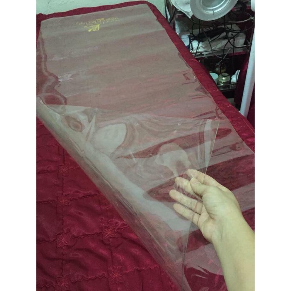 Tấm nhựa dẻo trong suốt trải giường Massage, Tắm trắng, giảm béo 70Cm x 170Cm