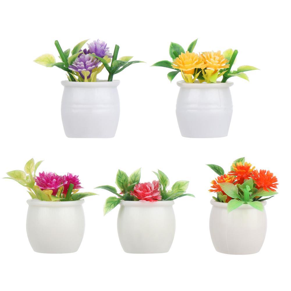 LUOL Giỏ Hoa Mini Trang Trí Nhà Búp Bê