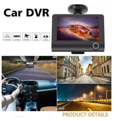 Camera hành trình ô tô 3 mắt X005 4 inch fullHD 1080p , camera sau chống nước - BM31 - BẢO HÀNH 6 THÁNG | BigBuy360 - bigbuy360.vn