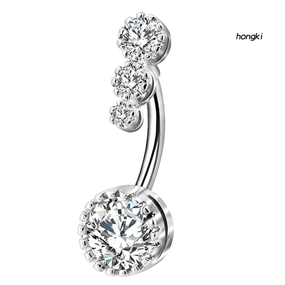 Khuyên rốn đính đá thời trang cho nữ