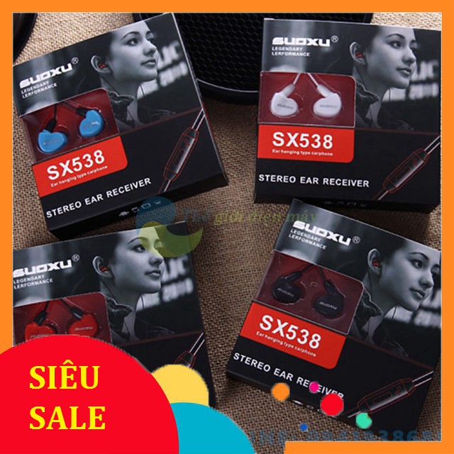 [SiêuRẻ] tai nghe thể thao nhét tai Mijafit Suoxu Stereo SX538 công nghe mới bảo hành 6 tháng shop thế giới điện máy .