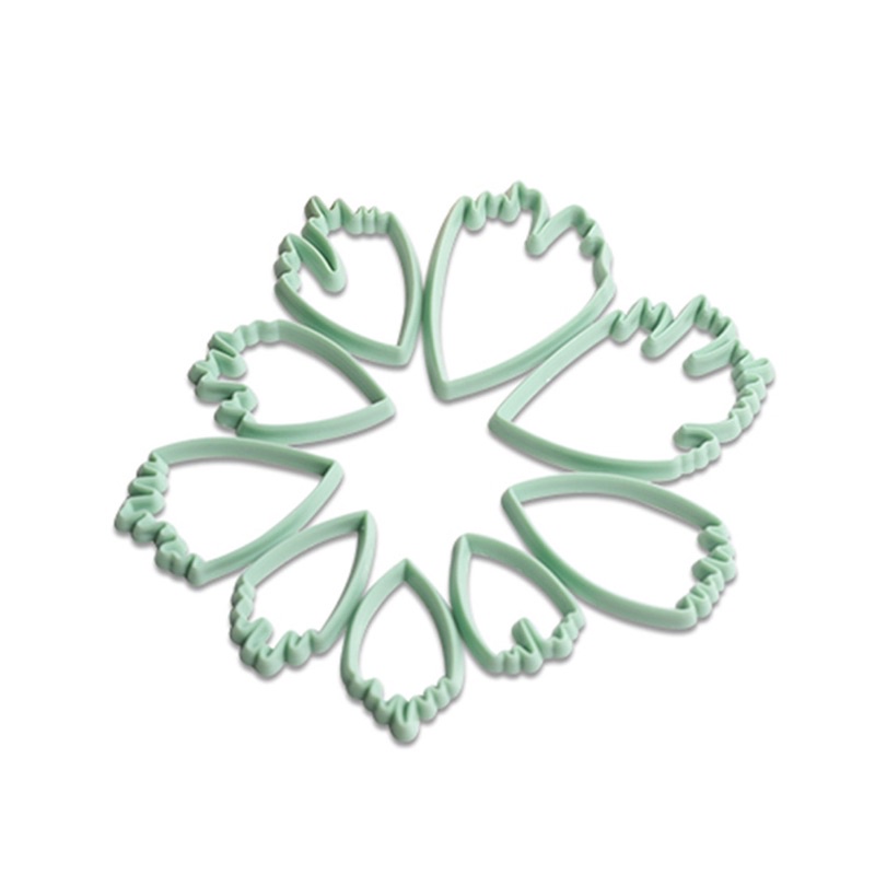 set khuôn cắt và nhấn gân cánh hoa mẫu đơn