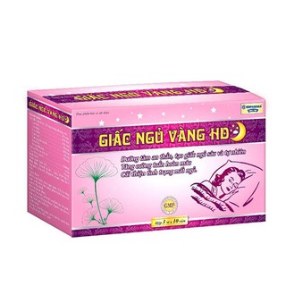 GIẤC NGỦ VÀNG HD giúp ngủ sâu giấc tăng tuần hoàn não cải thiện mất ngủ