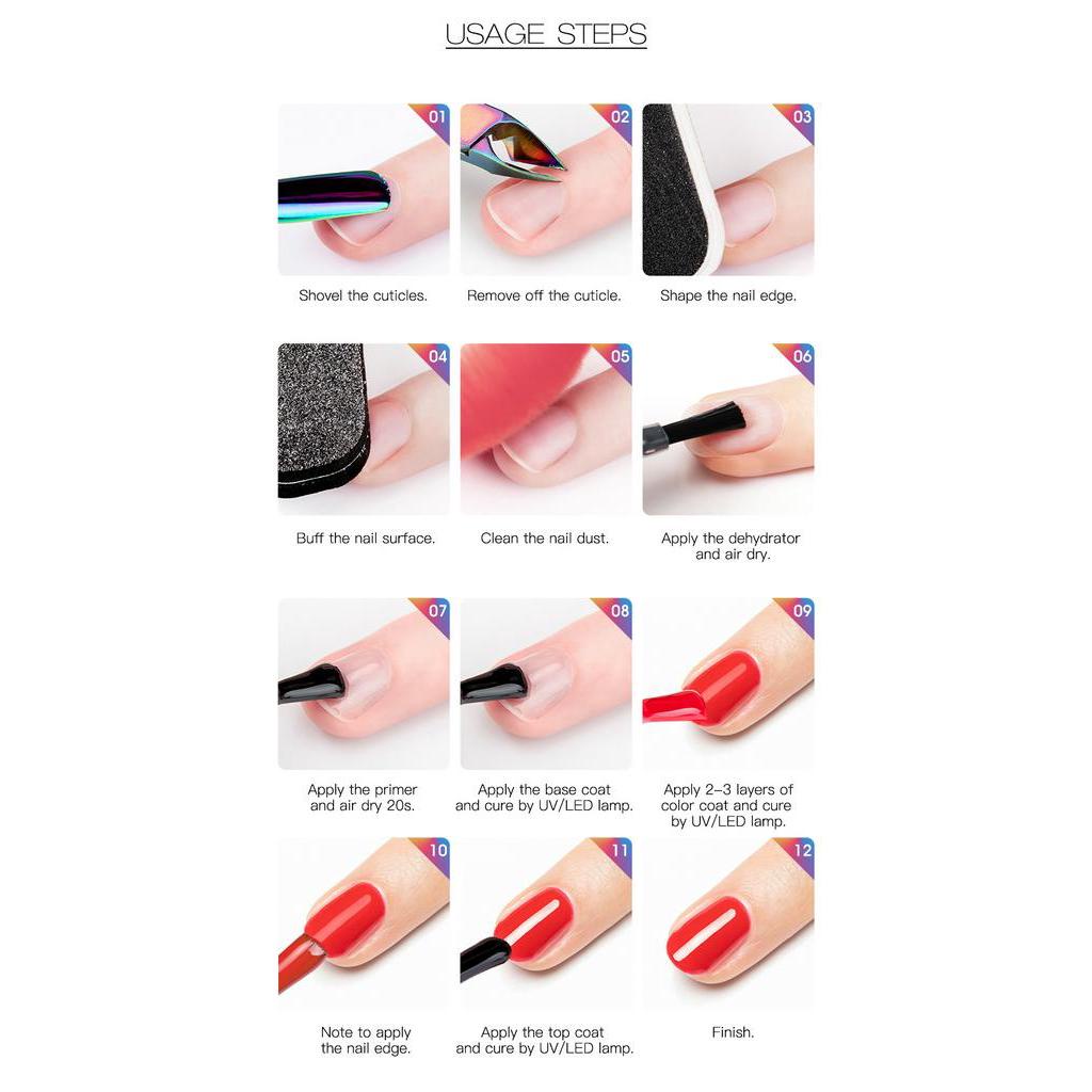 Sơn móng gel Rosalind màu sắc tươi sáng 7ml