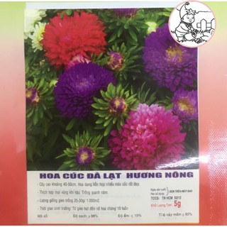 Hạt HOA CÚC Đà Lạt - Gói 5 gram