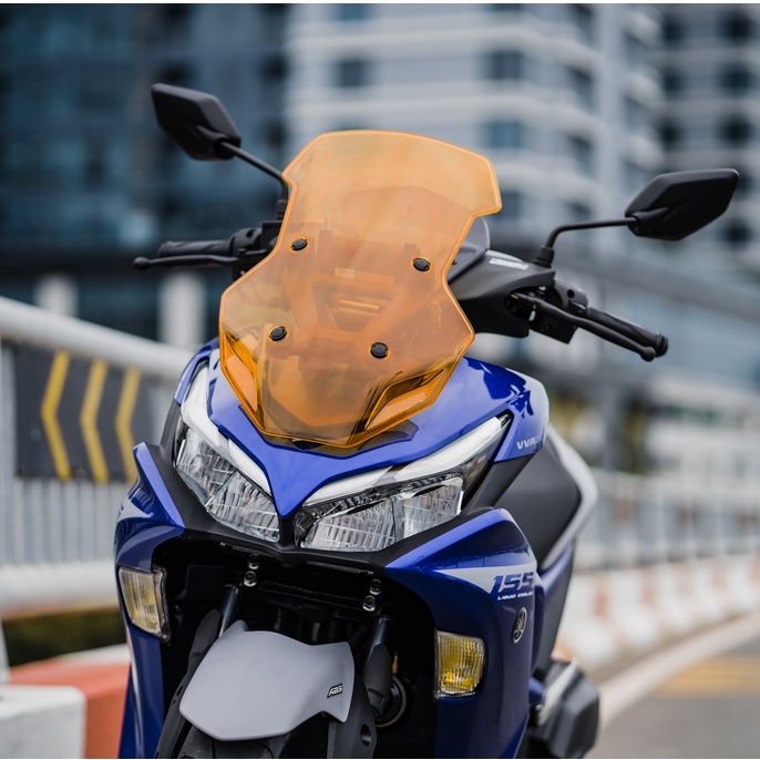 Kính chắn gió cho NVX 155 VVA, AB 2020, Vario / Click 2018 phong cách Touring. Chính hãng ZHI.PAT