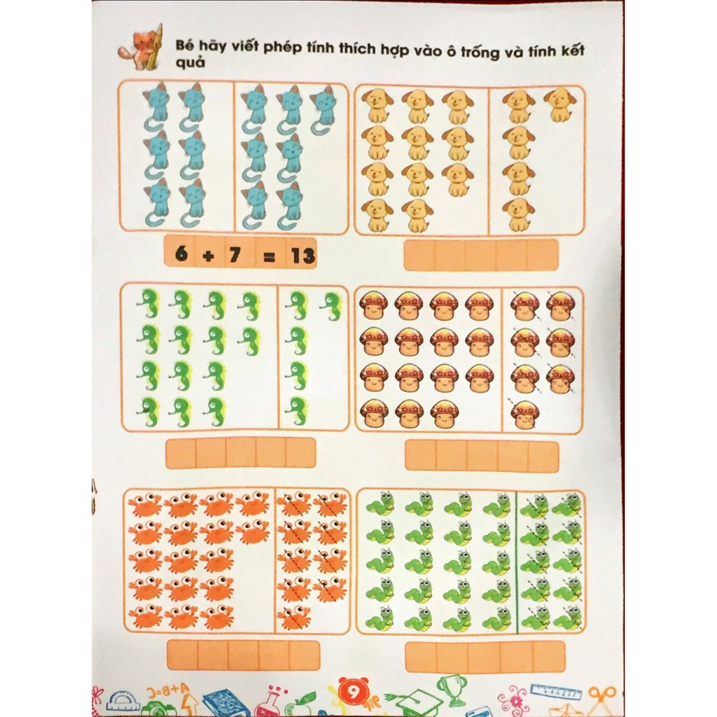 Sách - Bé Vui Học Toán ( Bộ 8 Cuốn)