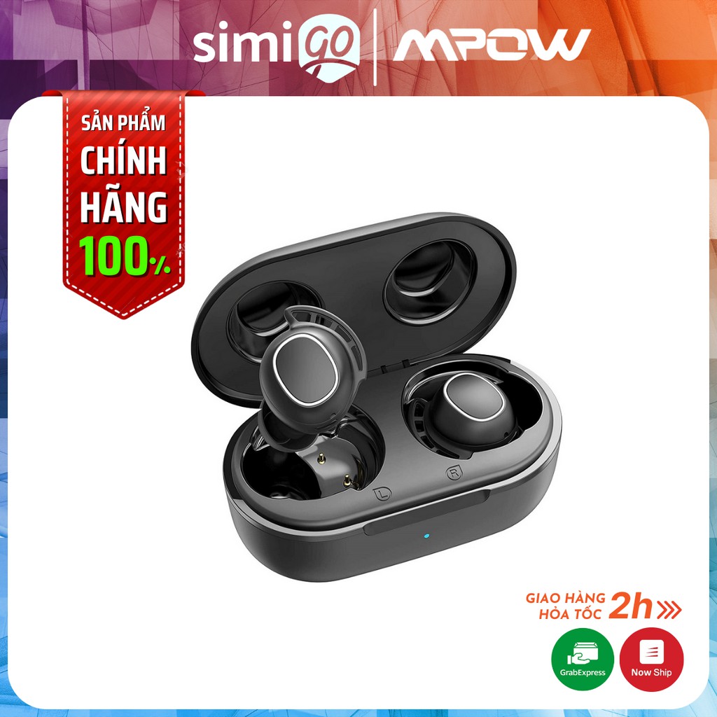 Tai Nghe True Wireless Mpow M30 Âm Bass Đỉnh Cao, Chống Nước IPX8