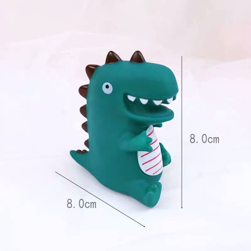 Khủng long xanh trang trí bánh kem (1443)