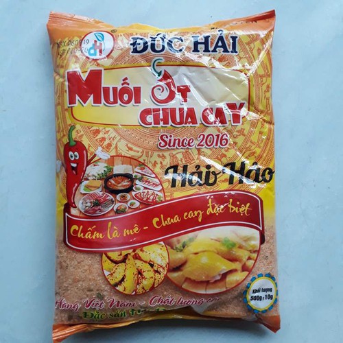 [Ảnh Thật+Video][Loại 1] Muối Ớt Chua Cay Đức Hải Gói 500g Chấm Thịt Gà, Hoa Quả Ngon Tuyệt