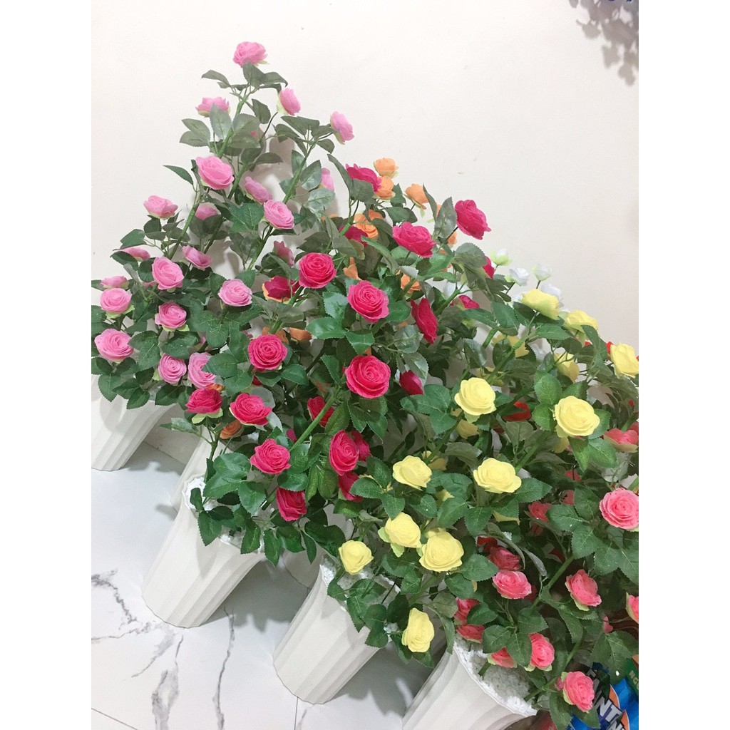 Bộ nguyên liệu làm cây hoa hồng+ bình