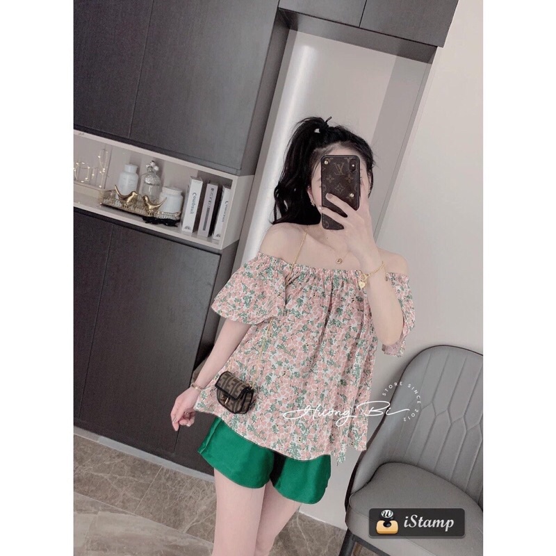 Bigsize sét trễ vai hoa siêu xinh