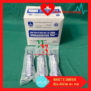 Bơm tiêm 50 ăn vinahakool( combo 10 chiếc)