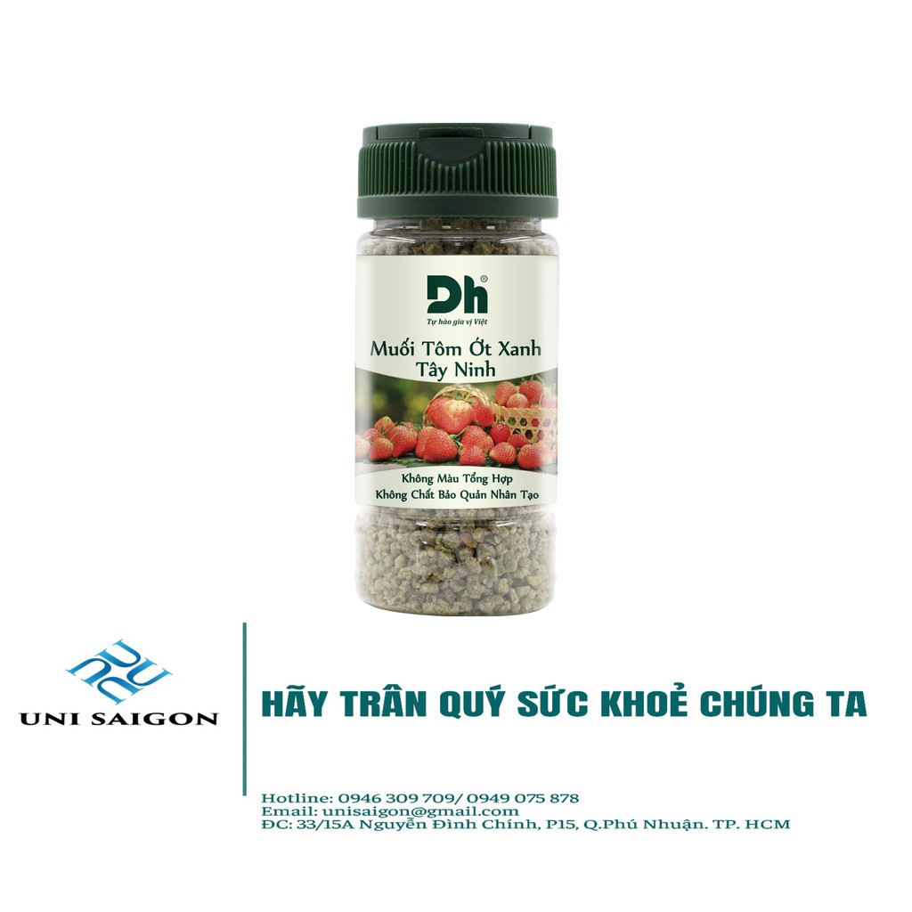 Hũ Muối Tôm Ớt Tây Ninh - Thương hiệu DH Foods