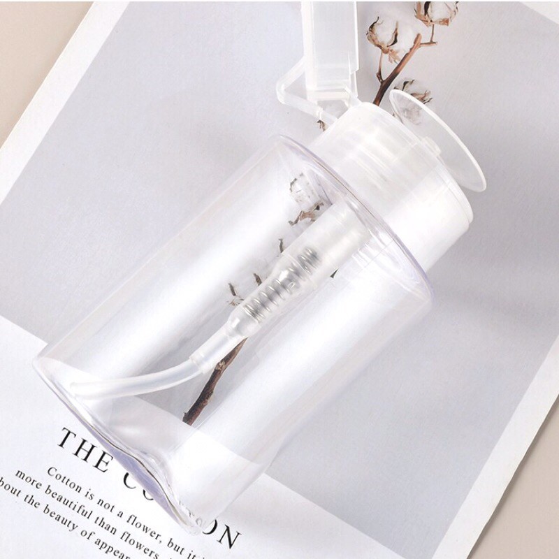 Lọ Chiết Mỹ Phẩm Có Nút Nhấn - Lọ chiết Toner / Nước Tẩy Trang Du Lịch Thông Minh