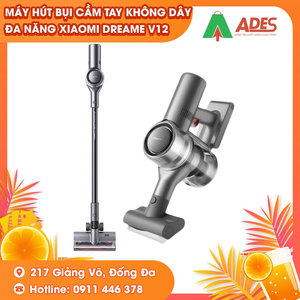 [Mã 154ELSALE2 giảm 7% đơn 300K] Máy Hút Bụi Cầm Tay Không Dây Đa Năng Xiaomi Dreame V12 - Bảo Hành Chính Hãng