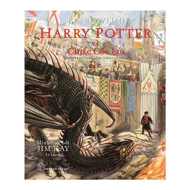 Sách - Harry Potter Và Chiếc Cốc Lửa Tập 4 (Bản Đặc Biệt Có Tranh Minh Họa Màu)