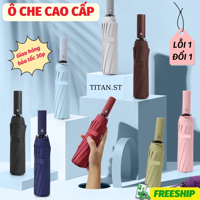 Ô Dù Ô Che Nắng 12 Nan Chống Tia UV