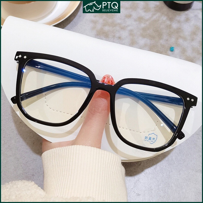 Mắt Kính Thời Trang Hàn Quốc Chống Ánh Sáng Xanh Hình Đa Giác