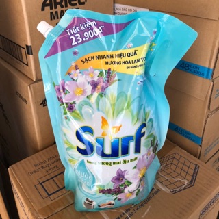 Nước giặt Surf hương sương mai dịu mát túi 2.9kg