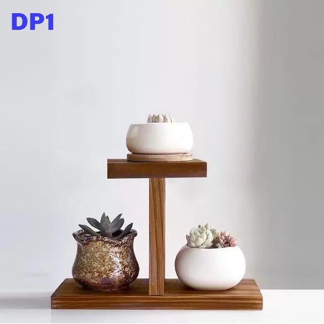 Giá để chậu cây mini bàn làm việc,bàn học bằng gỗ thông cao cấp