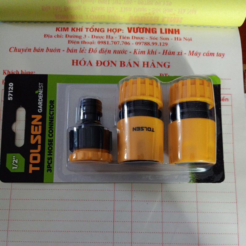 Bộ ba khớp nối ống nước Tolsen