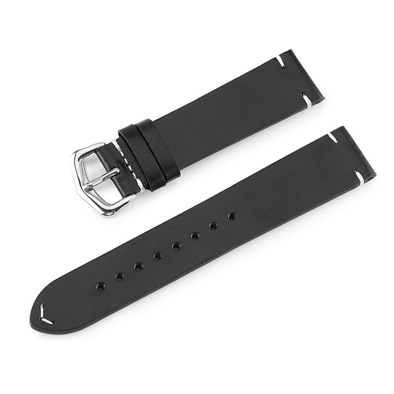Dây Đeo Đồng Hồ Bằng Da 18mm 19mm 20mm 21mm 22mm 24mm Phong Cách Retro