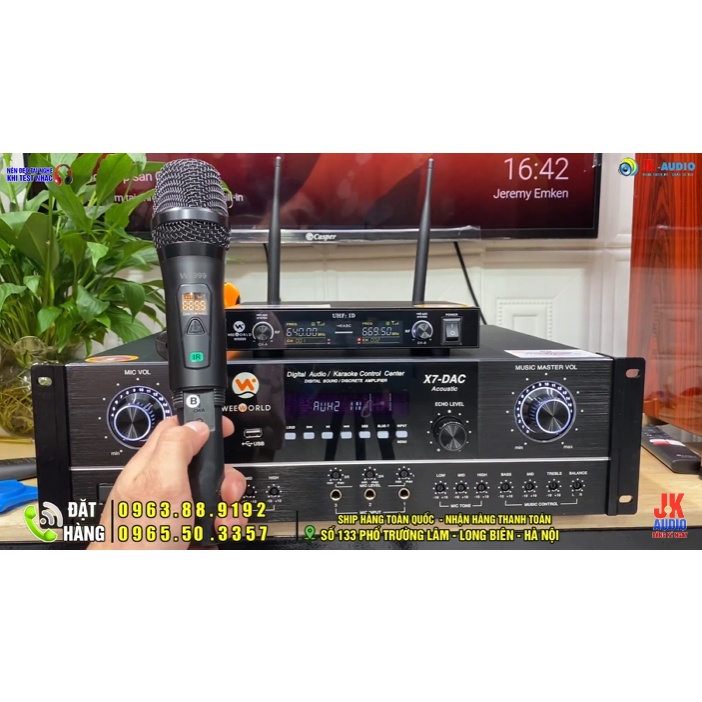 Míc không dây Mini Weeworld 9999 - Hàng chính hãng