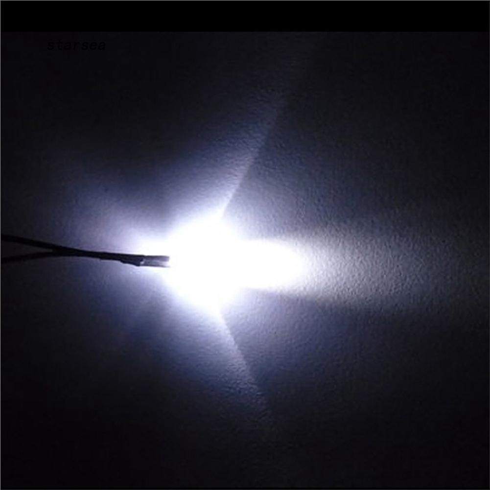 Bộ 10 sợi dây ruy băng gắn hạt đèn LED siêu sáng 3mm / 5mm 20cm 5V 12V cho đồ chơi xe hơi mô hình