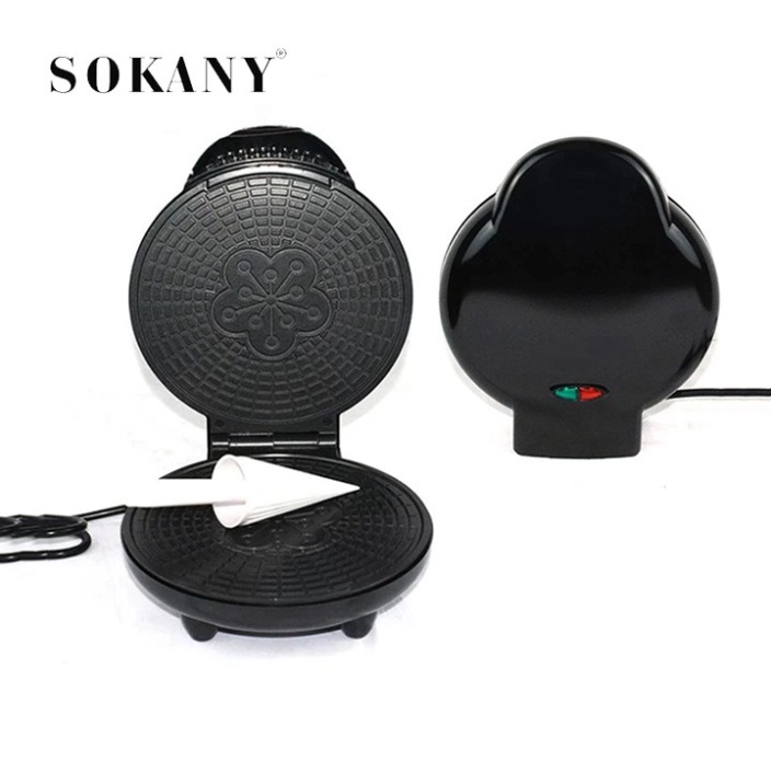 Máy kẹp nướng làm vỏ bánh ốc quế Sokany