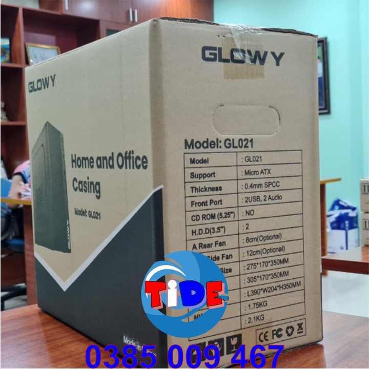 Case Gloway GL021 ( Micro-ATX ) – Hàng Chính Hãng – Bảo hành 1 năm – Vỏ cây PC