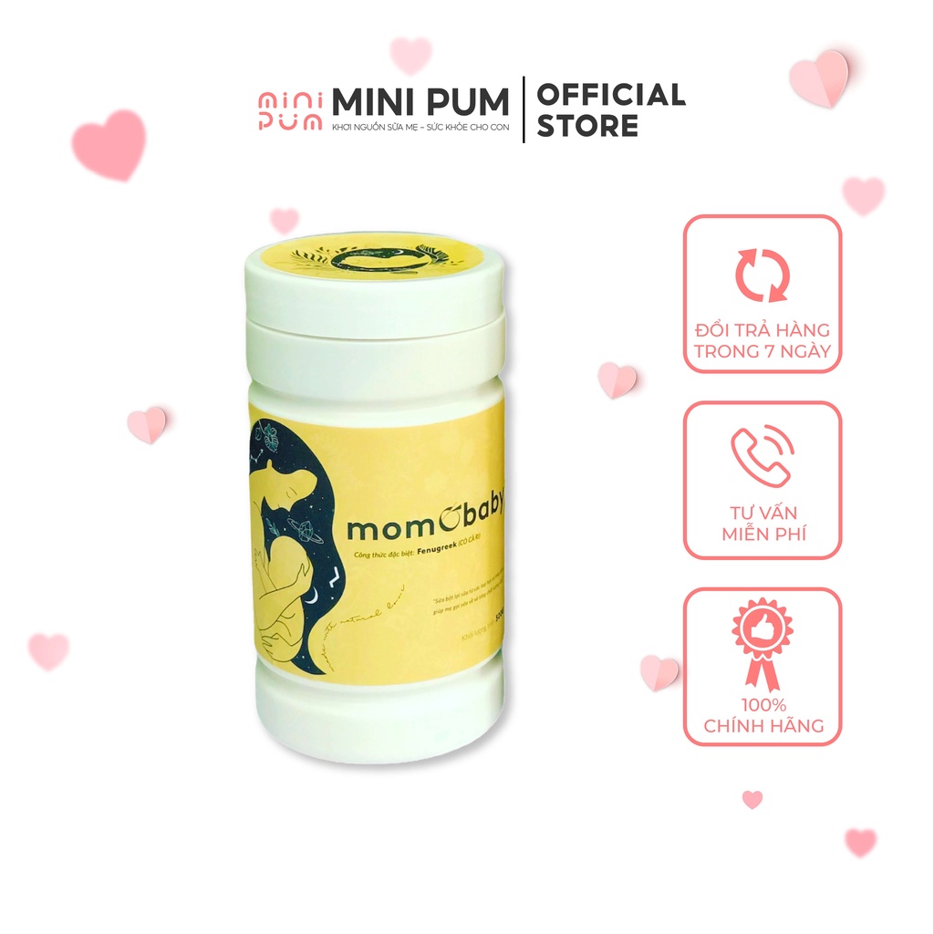 Bột lợi sữa mom&amp;baby Mini Pum 500g