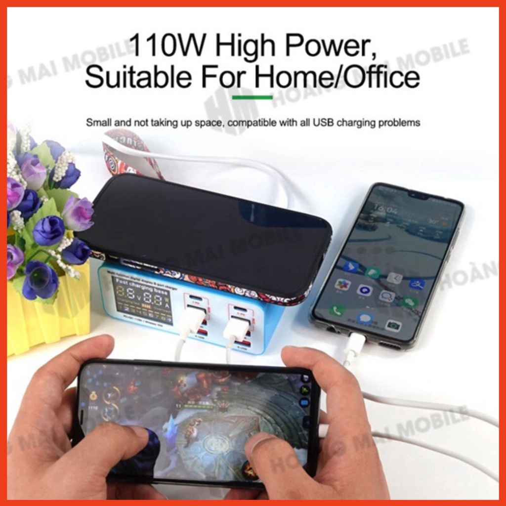Sạc báo dòng Relife RL-304S hỗ trợ sạc nhanh, sạc không dây
