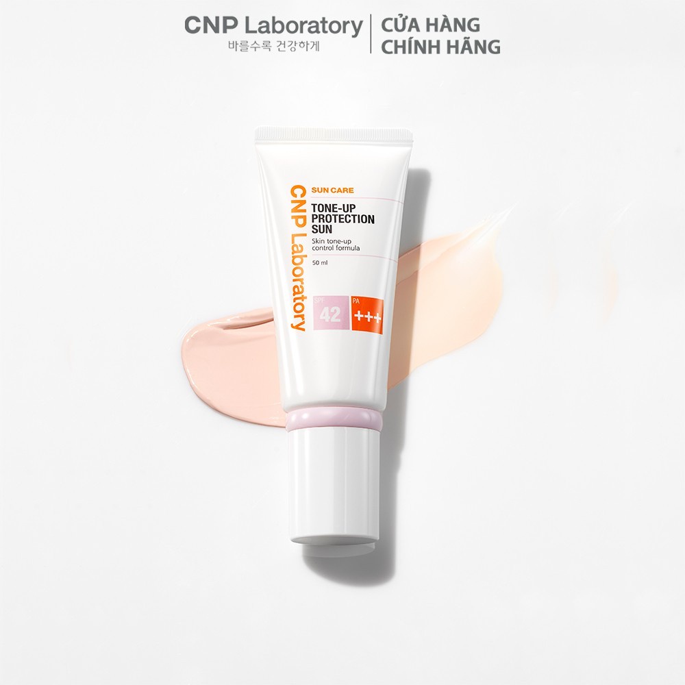 [Mã COSLG5 giảm 10%]Kem chống nắng nâng tông da CNP Laboratory Tone-Up Protection Sun SPF42/PA+++ 50ml