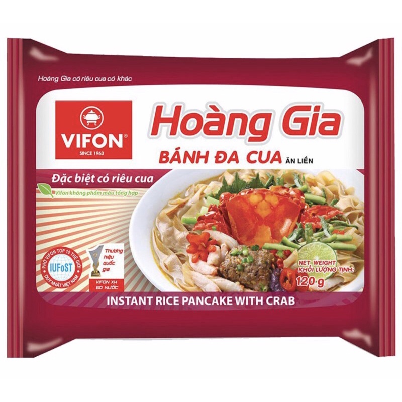 Bánh Đa Cua Hoàng Gia Vifon Gói 120G | BigBuy360 - bigbuy360.vn