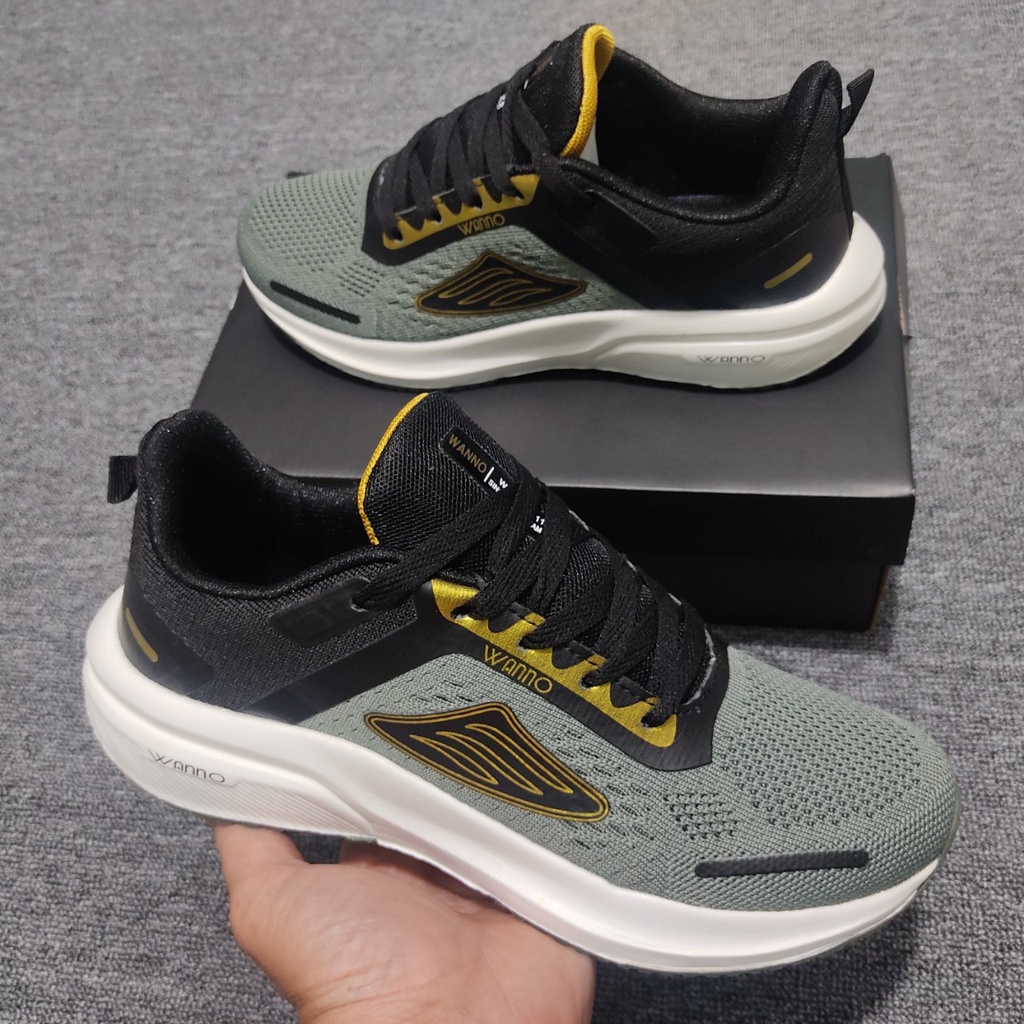 Giày thể thao nam chạy bộ tập gym đi làm đi chơi kiểu dáng sneaker phối nhiều màu (wn11)