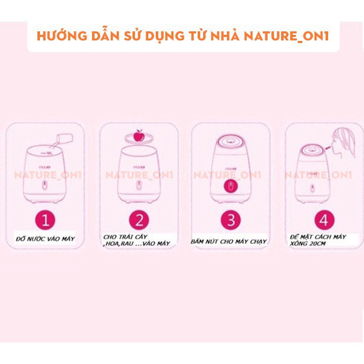 Máy Xông Mặt MAOER Tiện Lợi - Máy Xông Hơi Tự Động 2 in 1 Từ Thiên Nhiên, Không Chất Độc Hại Giúp Da Đẹp Mịn, An Toàn