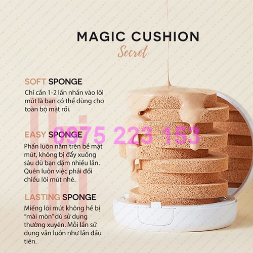 Phấn nước Missha M Magic Cushion SPF50