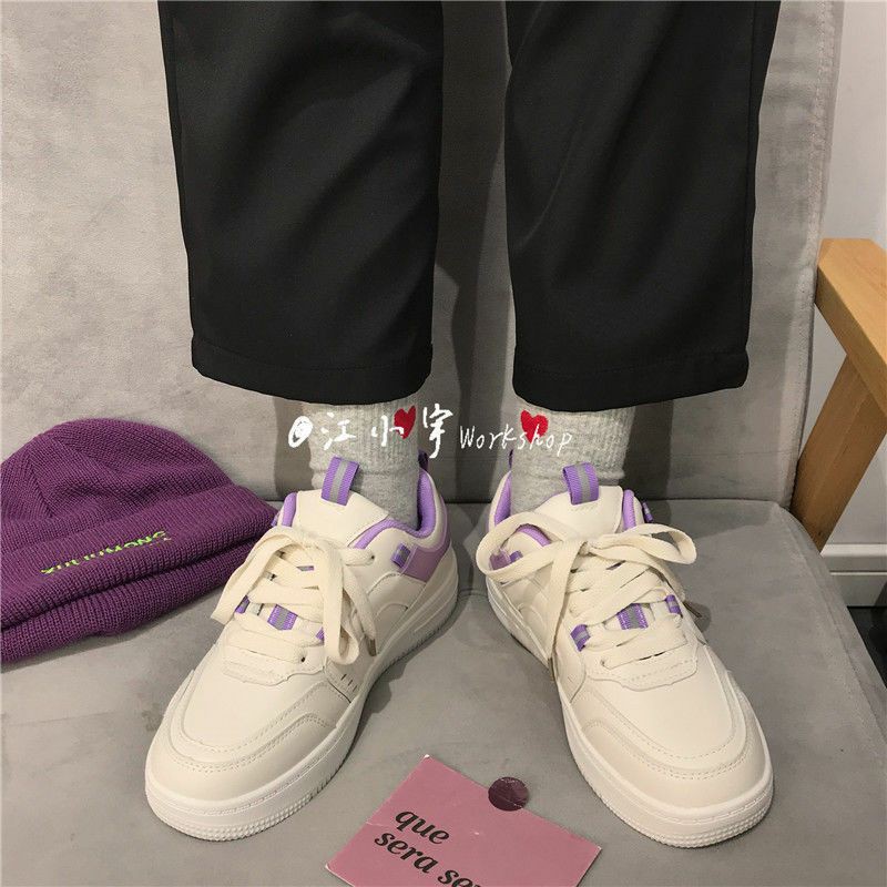 [ORDER] Giày sneaker nữ màu tím dễ thương mẫu mới 2021