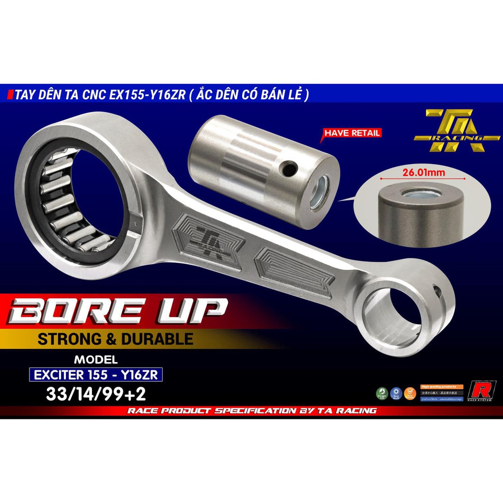 TAY DÊN CNC EX155 VVA TA RACING